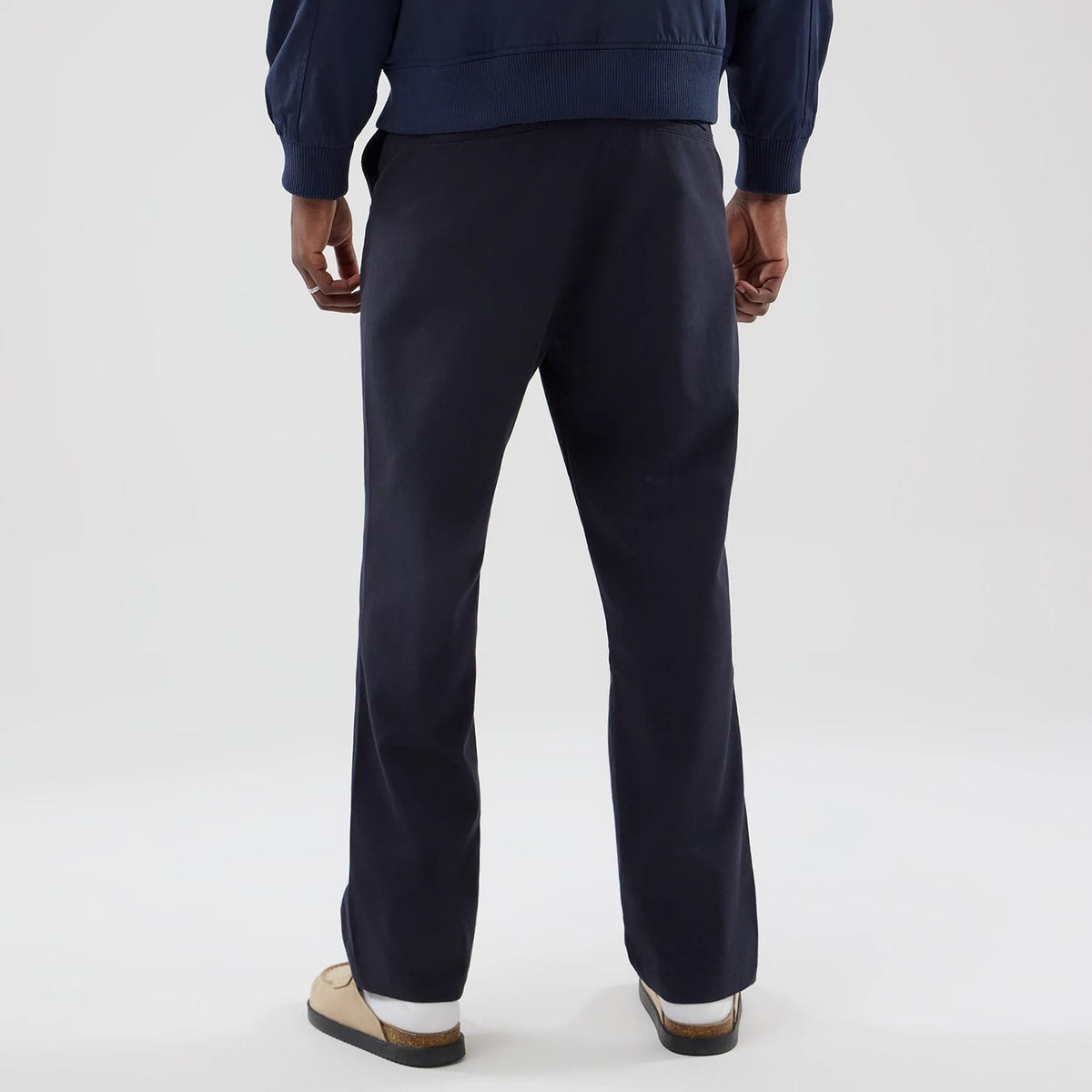 New Era Navy Chino Trousers-klyvox