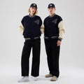 New Era Oversized Navy Varsity Jacket-klyvox
