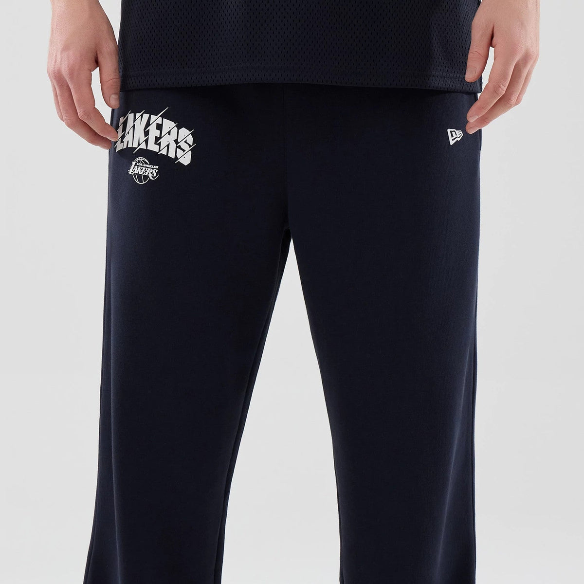 LA Lakers NBA Core Plus Navy Straight Leg Joggers-klyvox