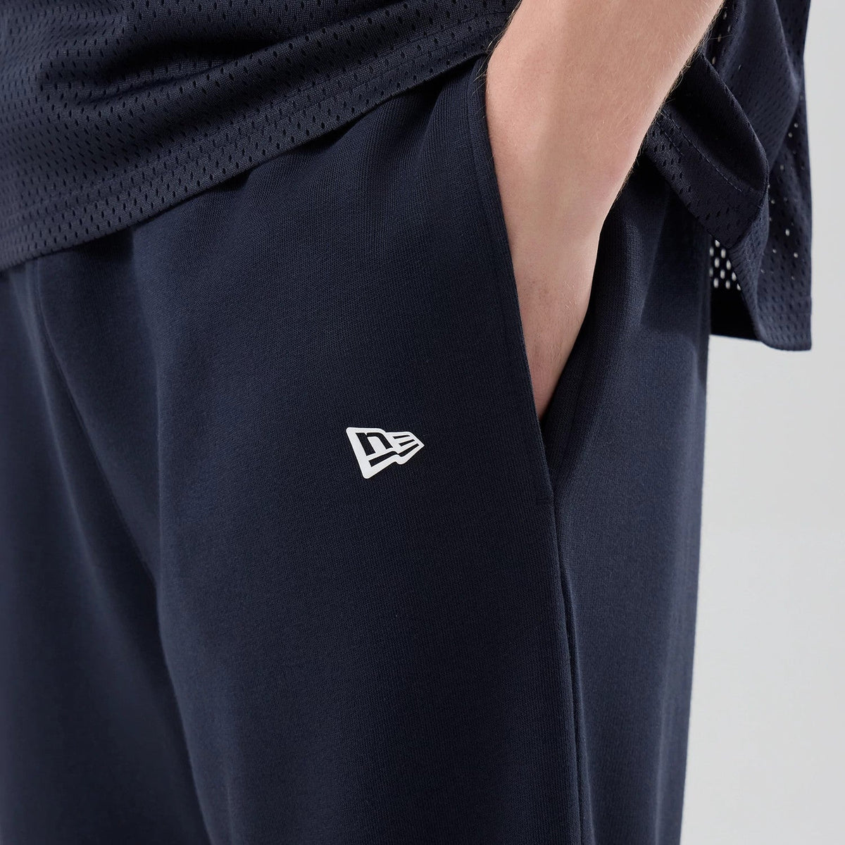 LA Lakers NBA Core Plus Navy Straight Leg Joggers-klyvox