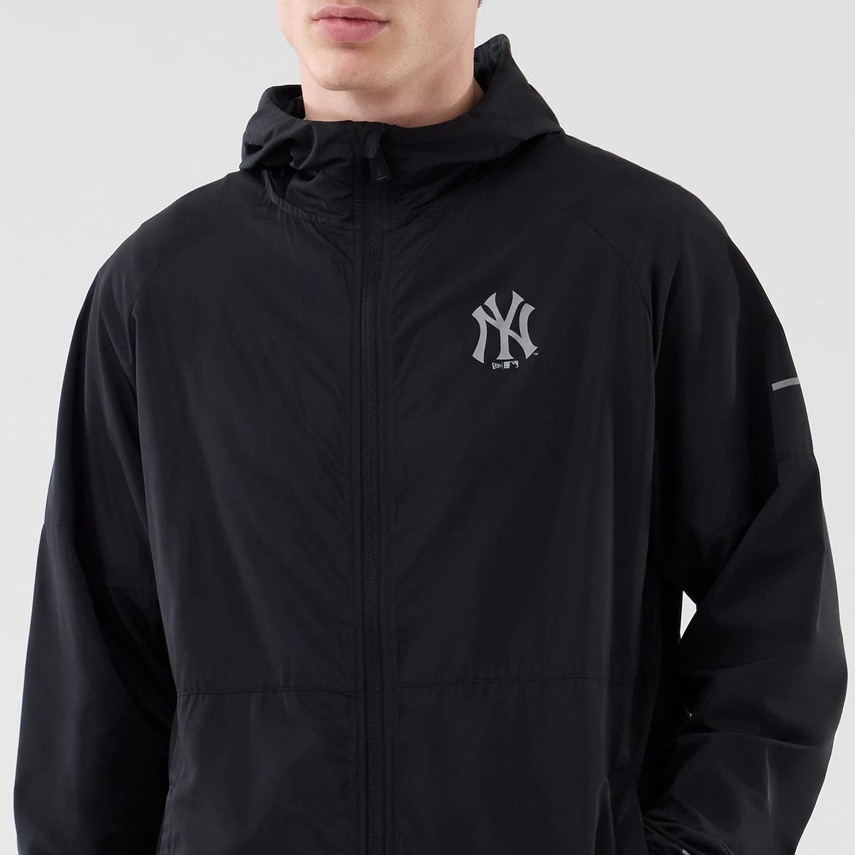 New York Yankees MLB Core Plus Windbreaker Black Jacket-klyvox