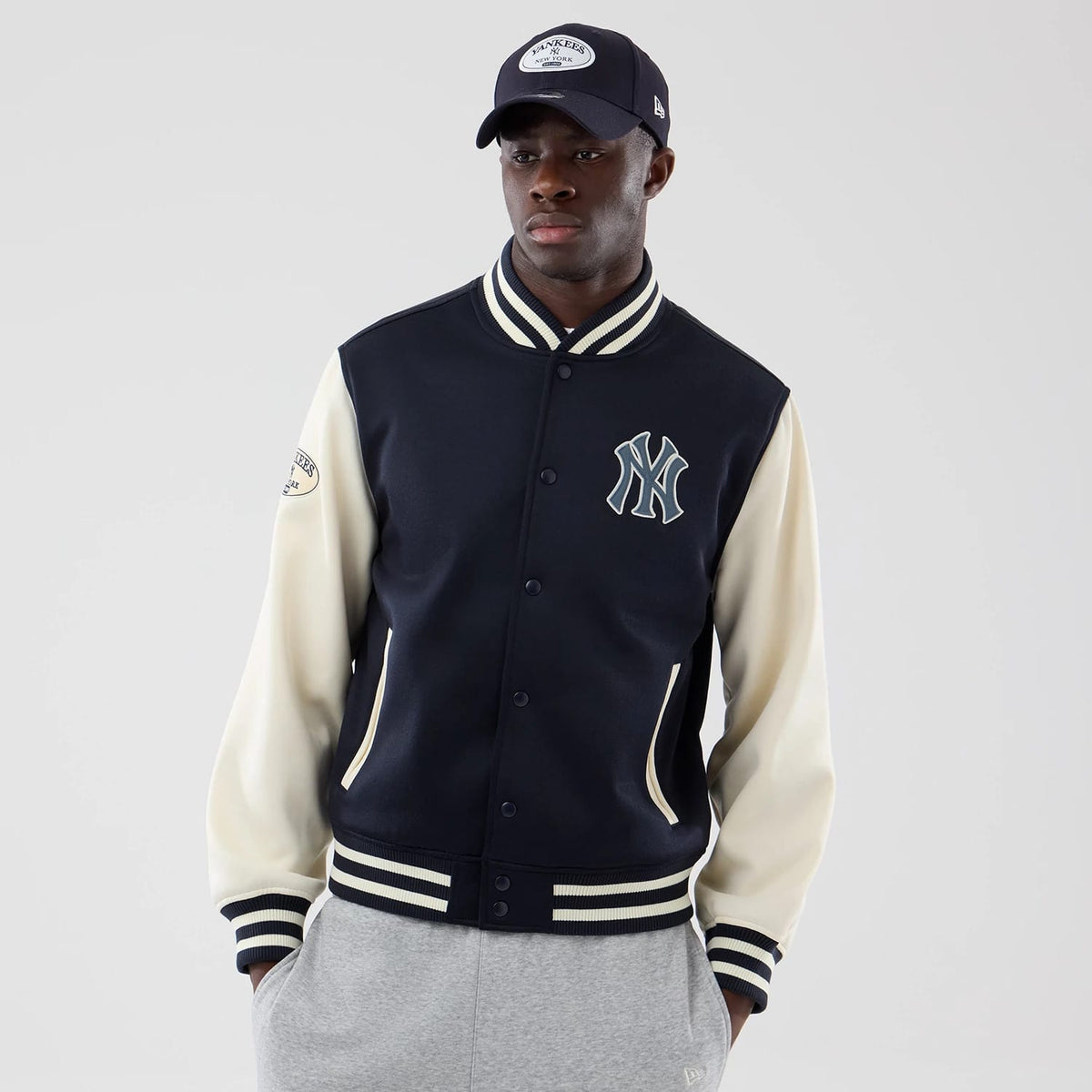 New York Yankees MLB Jersey Bomber Navy Jacket-klyvox