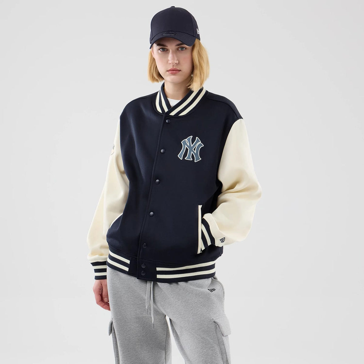New York Yankees MLB Jersey Bomber Navy Jacket-klyvox