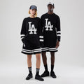LA Dodgers MLB Black Oversized Long Sleeve T-Shirt-klyvox