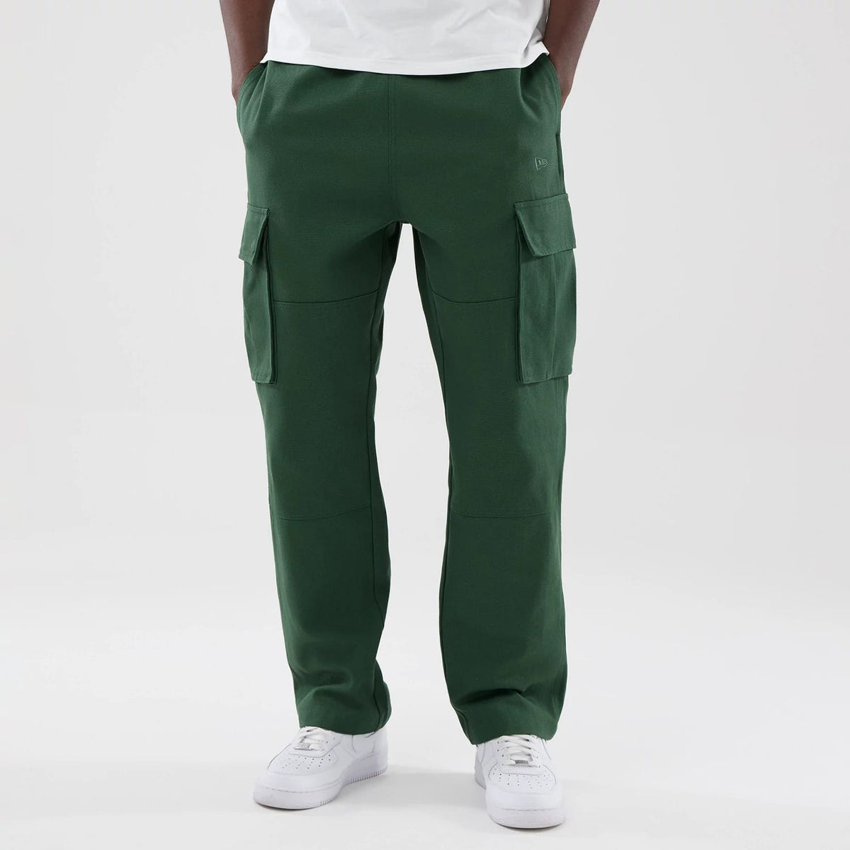 New Era Dark Green Cargo Trousers-klyvox