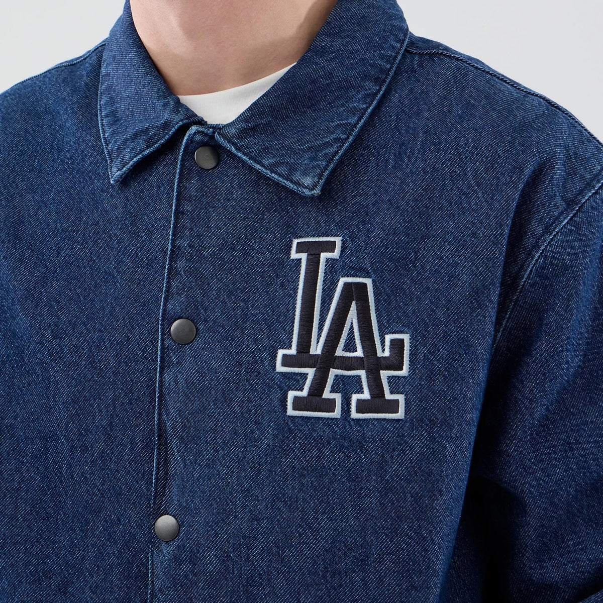 LA Dodgers MLB Coaches Dark Blue Jacket-klyvox
