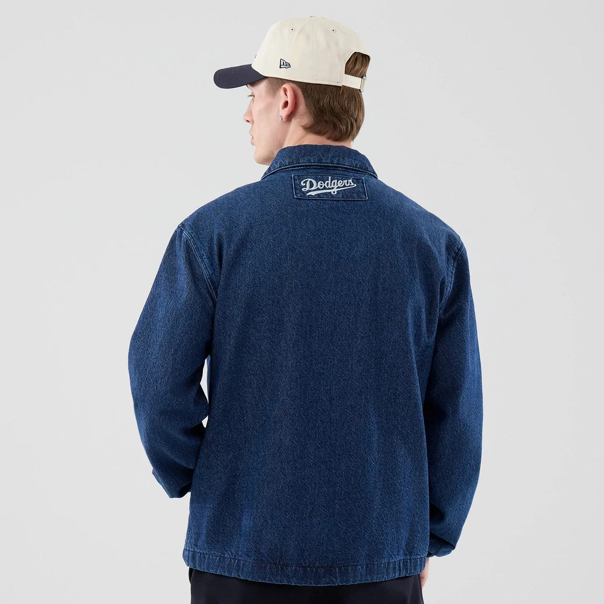 LA Dodgers MLB Coaches Dark Blue Jacket-klyvox