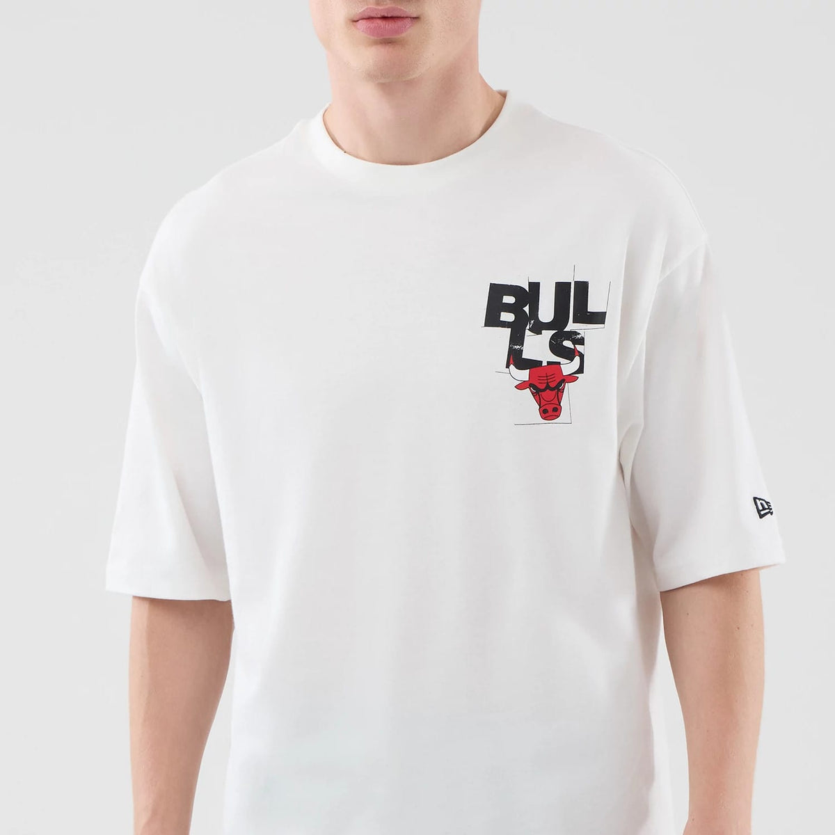 Chicago Bulls NBA Player Graphic White Oversized T-Shirt-klyvox