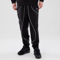 LA Dodgers MLB Piping Track Black Track Pants-klyvox