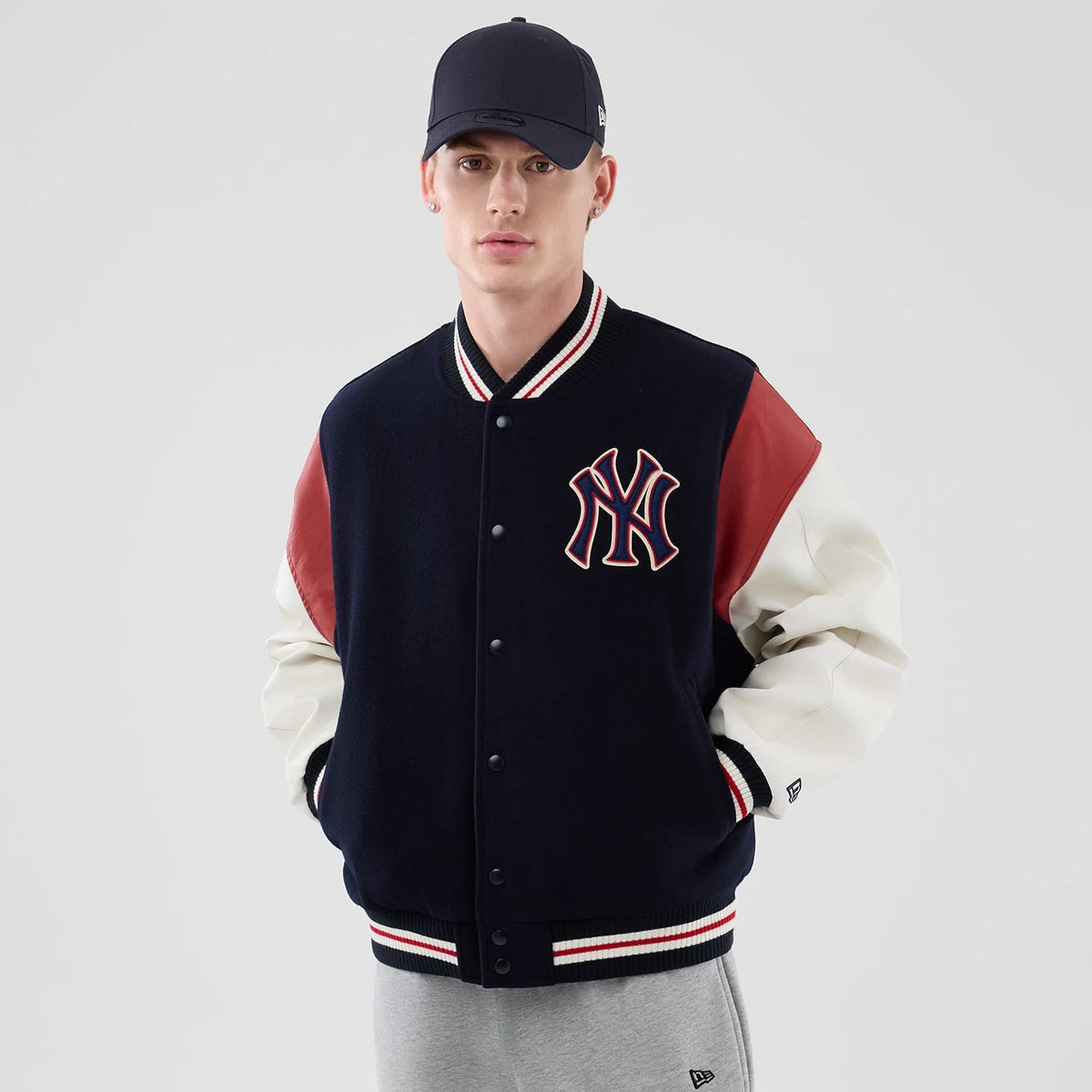 New York Yankees MLB Varsity Navy Jacket-klyvox
