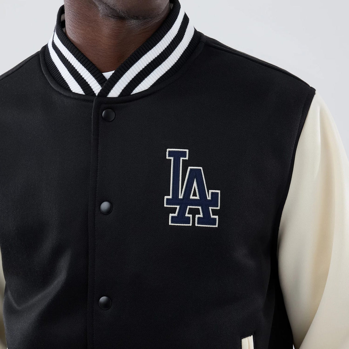 LA Dodgers MLB Jersey Bomber Black Jacket-klyvox