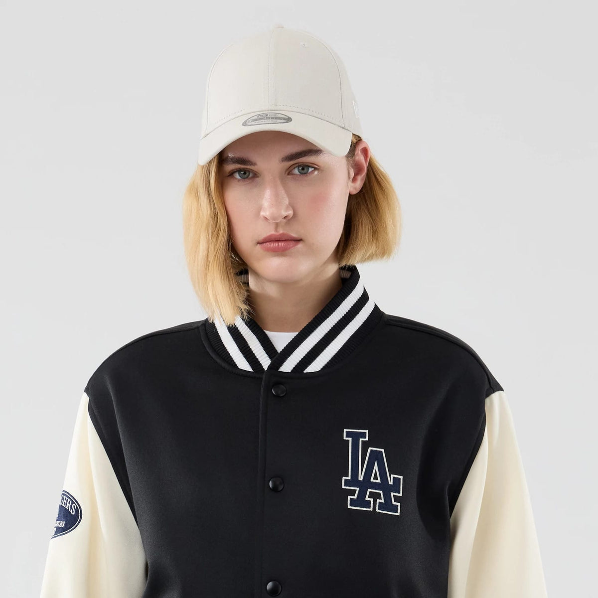 LA Dodgers MLB Jersey Bomber Black Jacket-klyvox