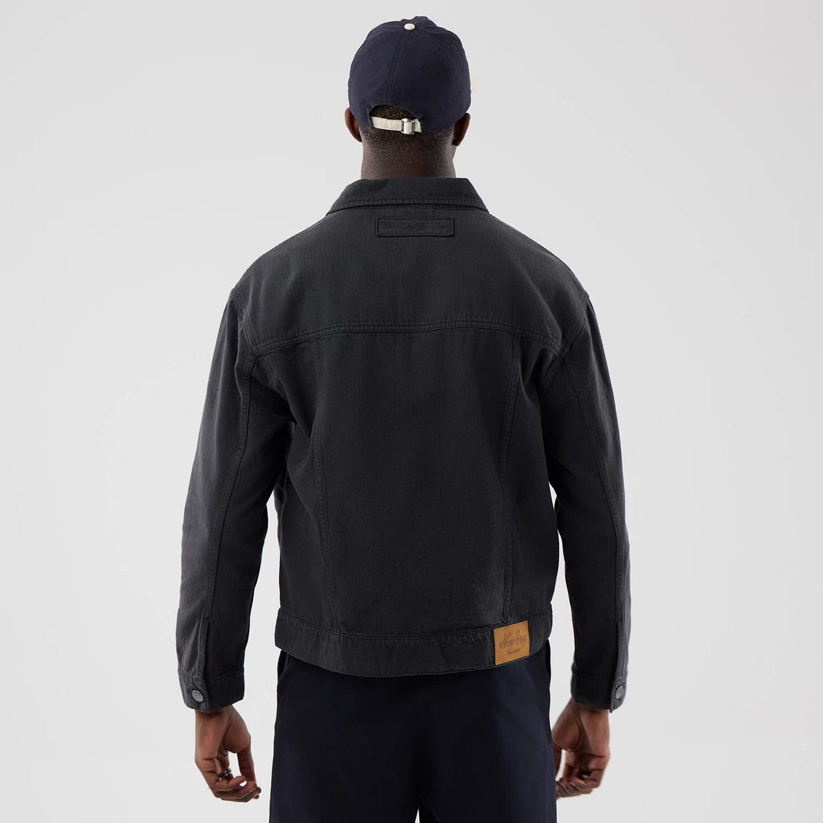 New York Yankees MLB Stripe Denim Grey Jacket-klyvox