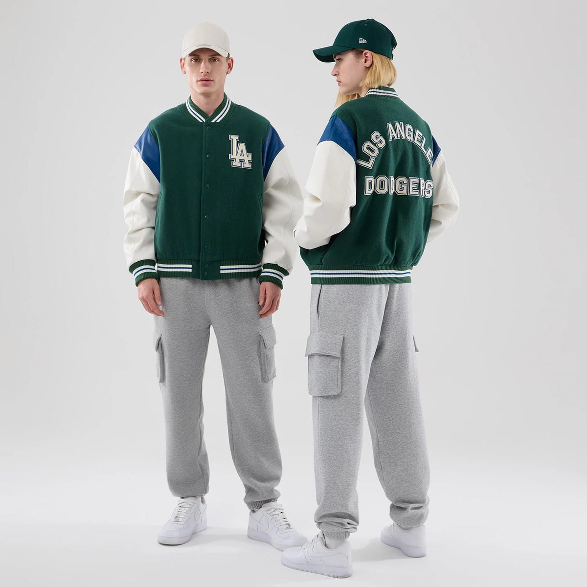 LA Dodgers MLB Varsity Dark Green Jacket-klyvox