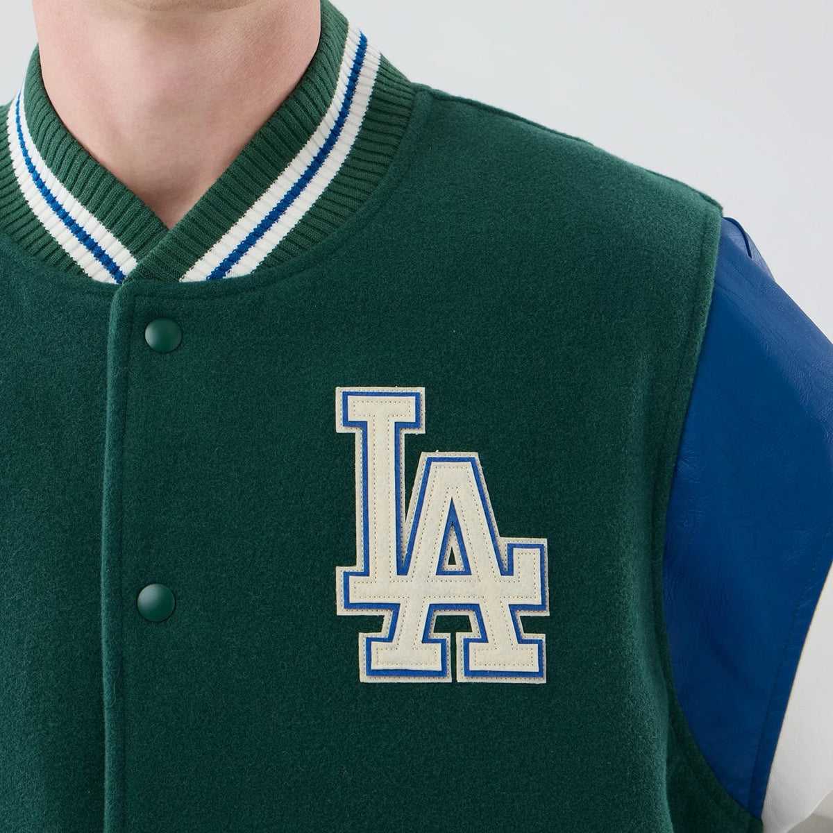 LA Dodgers MLB Varsity Dark Green Jacket-klyvox