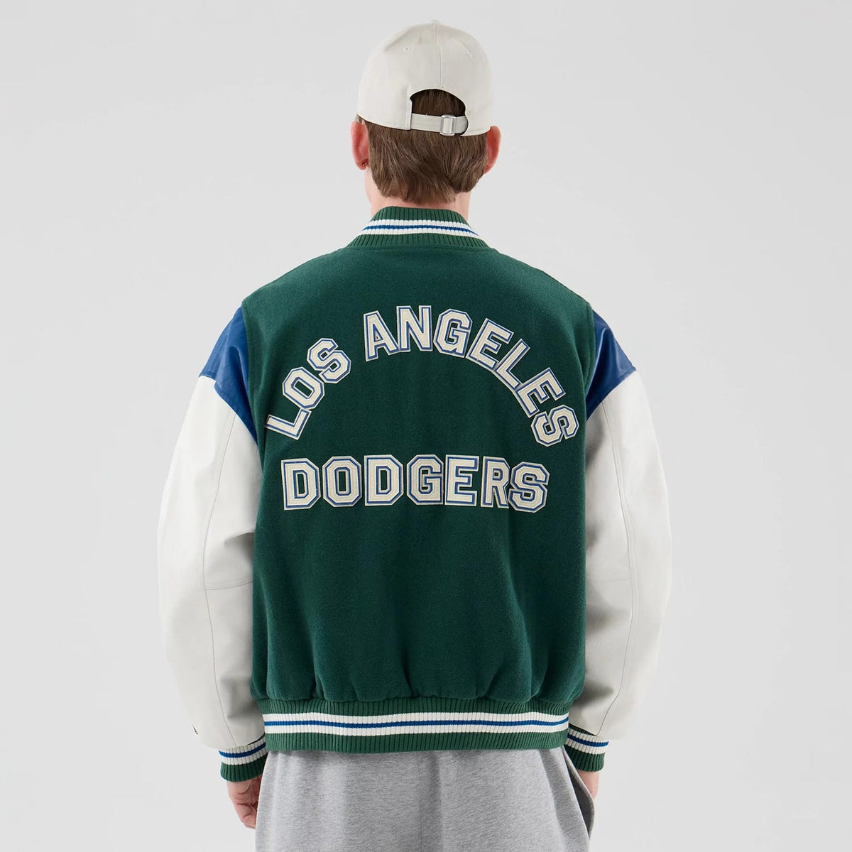 LA Dodgers MLB Varsity Dark Green Jacket-klyvox