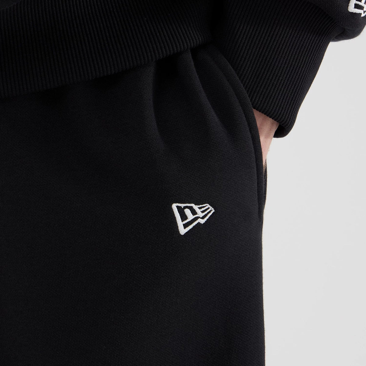 New York Yankees MLB Logo Graphic Black Straight Leg Joggers-klyvox