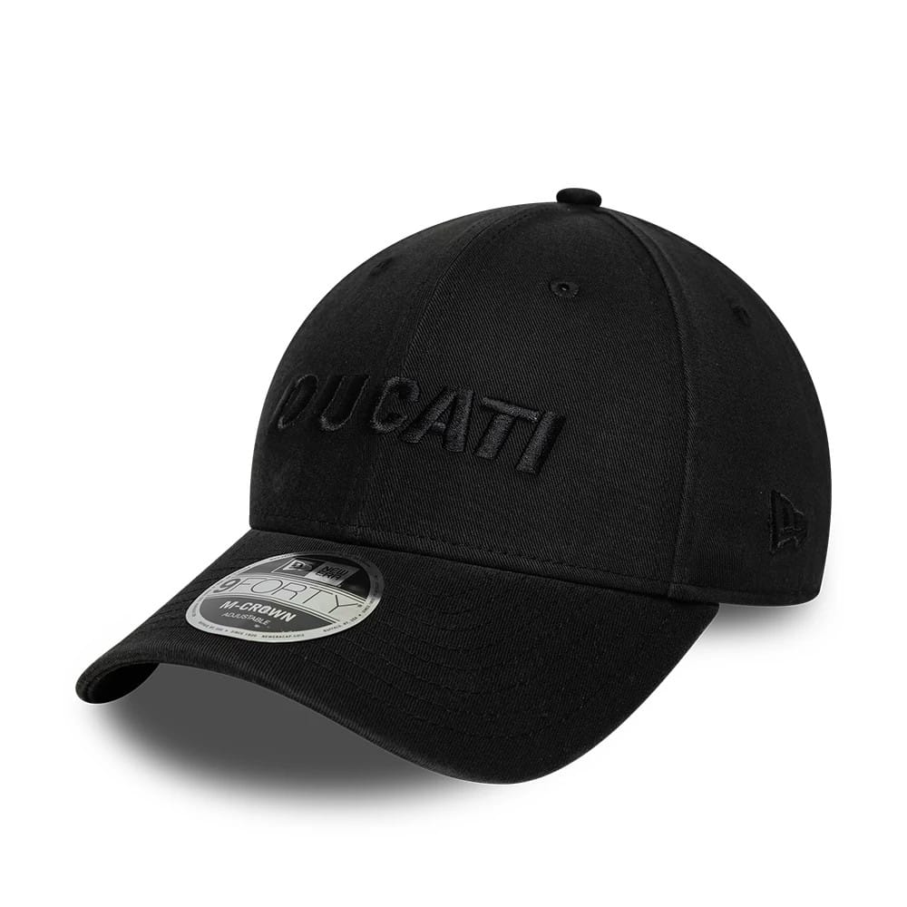 Ducati Motor Black On Black 9FORTY M-Crown Adjustable Cap-klyvox