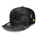 VR46 Camo Black 9SEVENTY Stretch Snap Adjustable Cap-klyvox