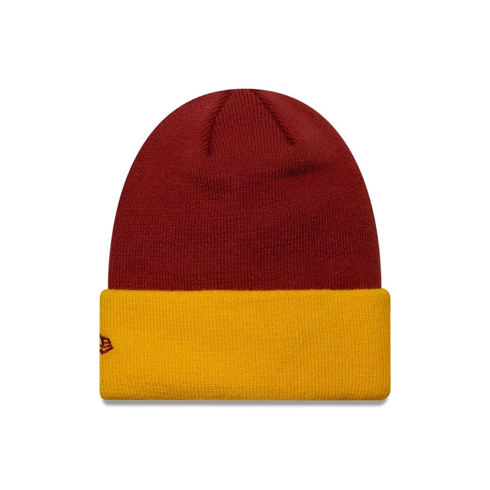 Youth AS Roma Team Dark Red Skull Knit Beanie Hat-klyvox