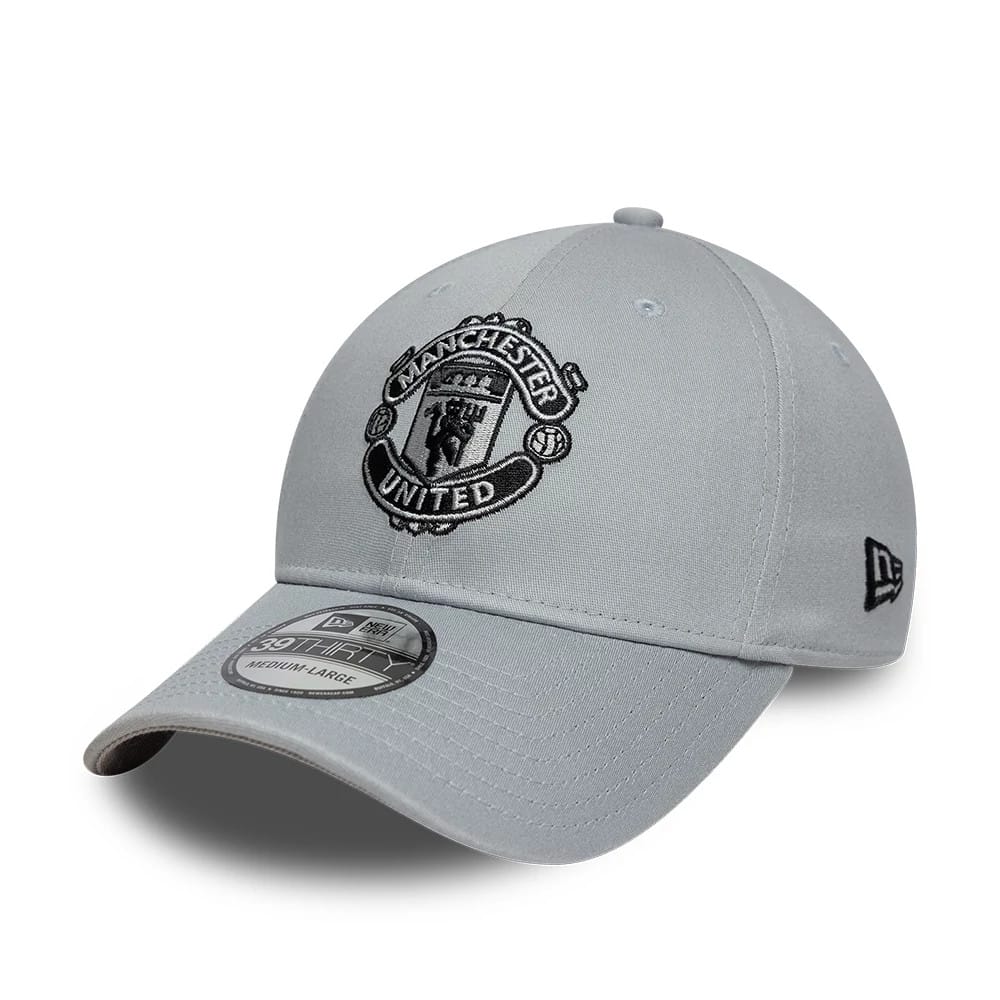 Manchester United FC Grey 39THIRTY Stretch Fit Cap-klyvox