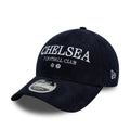 Chelsea FC Cord Navy 9FORTY M-Crown Adjustable Cap-klyvox