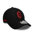 AC Milan Faux Suede Black 9FORTY M-Crown Adjustable Cap-klyvox