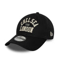 Chelsea FC Script Black 9TWENTY Adjustable Cap-klyvox