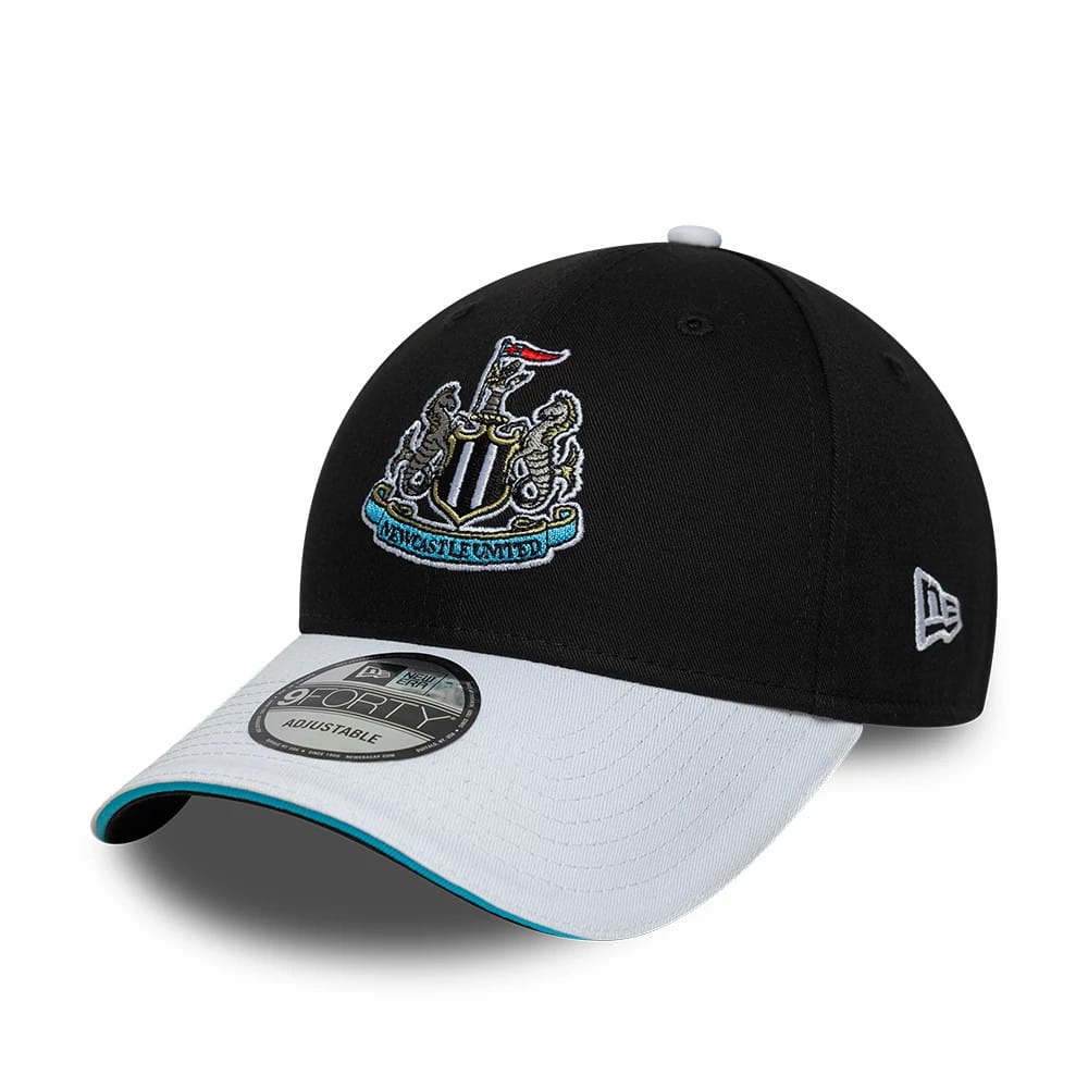 Newcastle United FC Team Black & White 9FORTY Adjustable Cap-klyvox