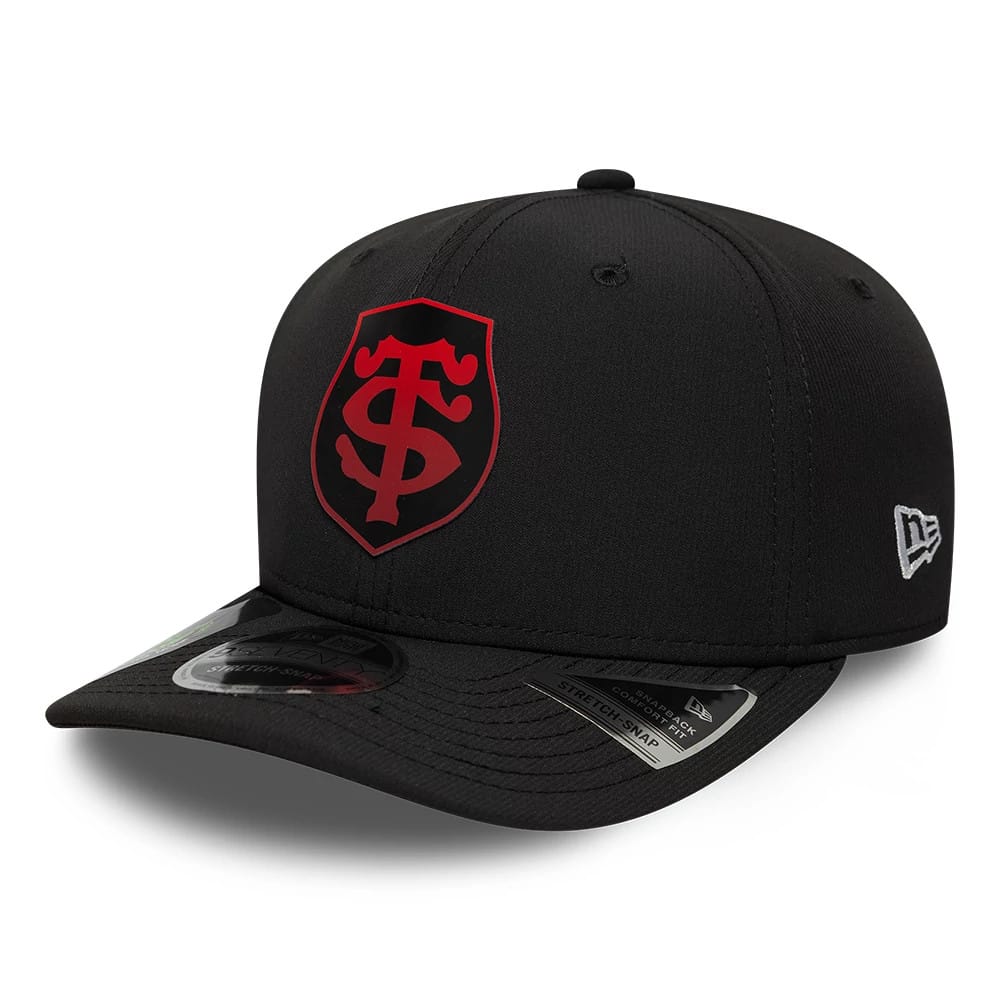 Stade Toulousain Gradient Black 9SEVENTY Stretch Snap Adjustable Cap-klyvox