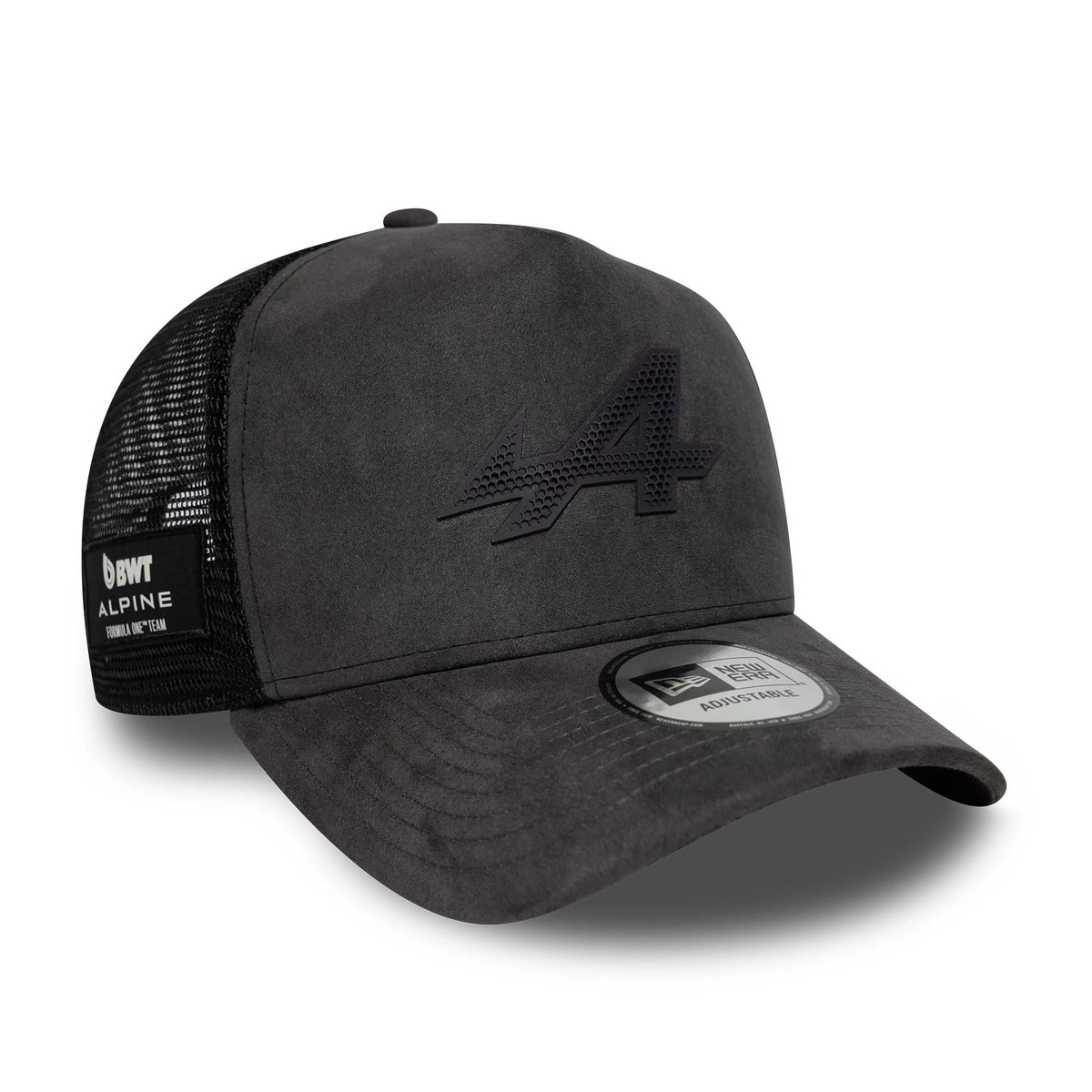 Alpine Racing Suede Grey 9FORTY E-Frame Trucker Adjustable Cap-klyvox