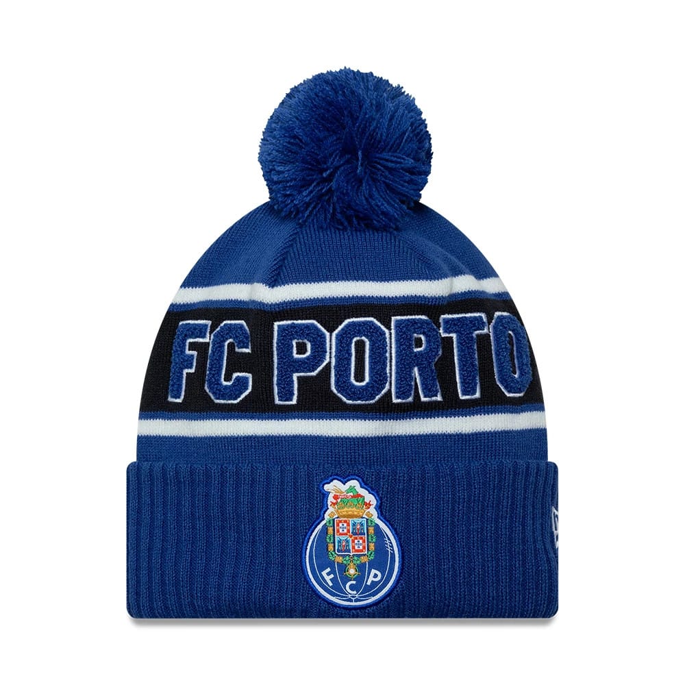 FC Porto Blue Cuff Knit Beanie Hat-klyvox