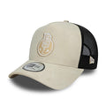 FC Porto Faux Suede Cream 9FORTY A-Frame Trucker Adjustable Cap-klyvox
