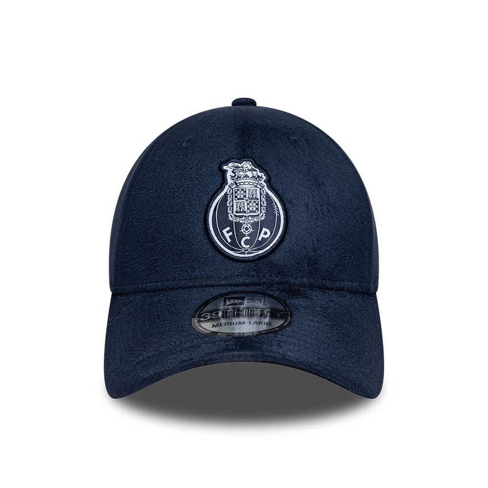 FC Porto Faux Suede Navy 39THIRTY Stretch Fit Cap-klyvox