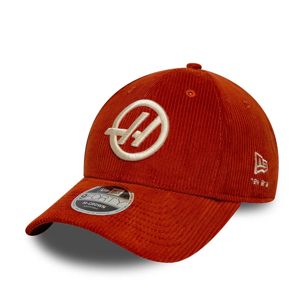 TGR Haas F1 Team Cord Red 9FORTY M-Crown Adjustable Cap-klyvox