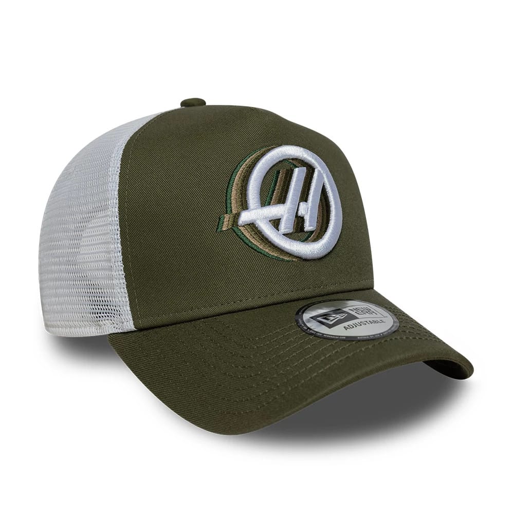 TGR Haas F1 Team Green 9FORTY A-Frame Trucker Adjustable Cap-klyvox