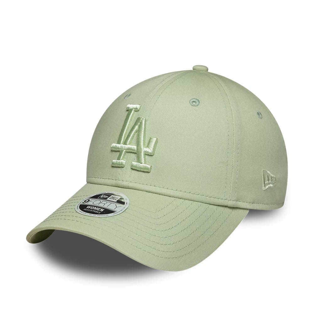 LA Dodgers Womens MLB League Essential Pastel Green 9FORTY Adjustable Cap-klyvox