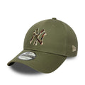 New York Yankees MLB Outline Camo Green 9FORTY Adjustable Cap-klyvox
