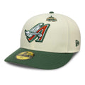 LA Angels MLB Pin Cream & Dark Green 59FIFTY Fitted Cap-klyvox