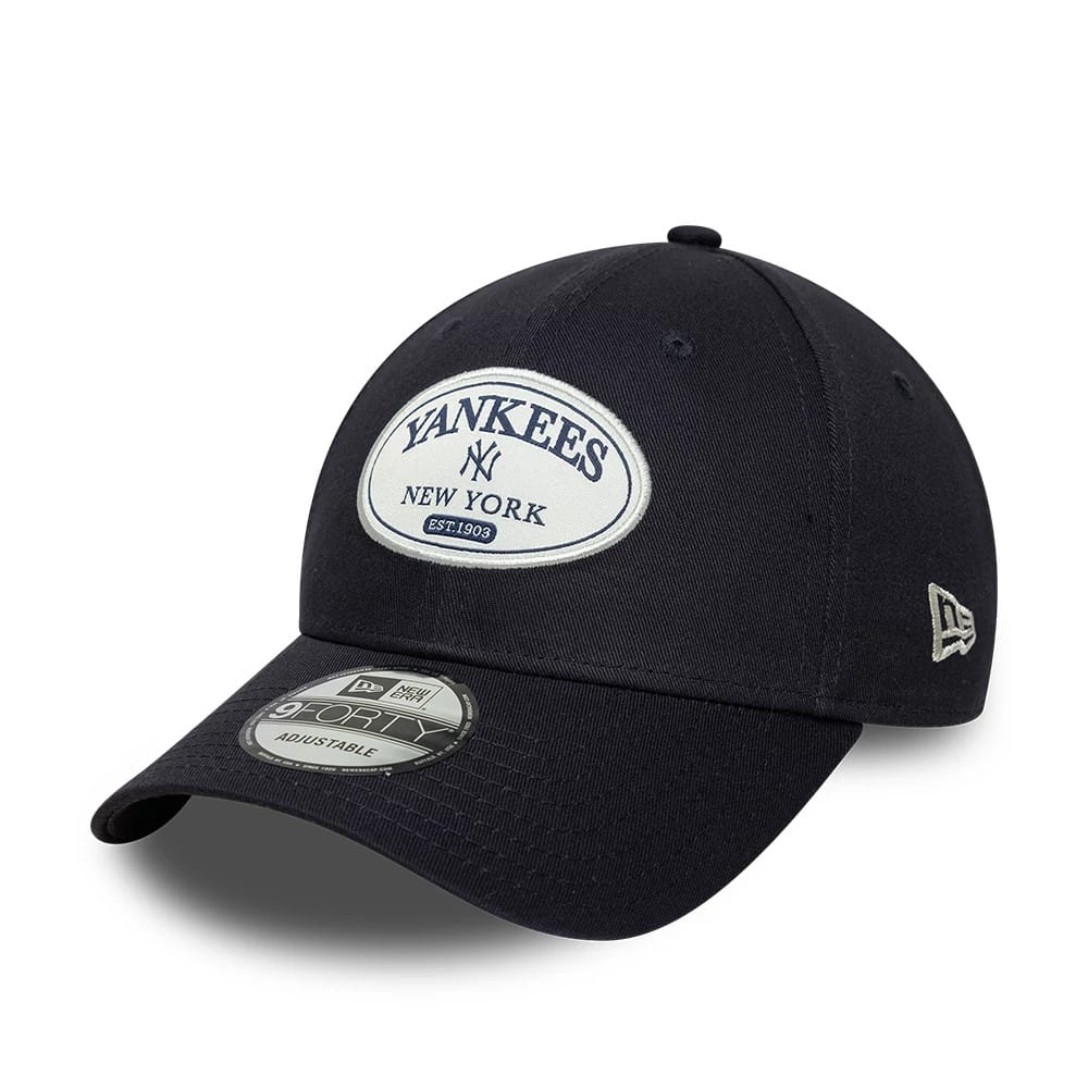 New York Yankees MLB Patch Navy 9FORTY Adjustable Cap-klyvox