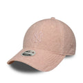 Yankees Womens MLB Winter Borg Pastel Pink 9FORTY M-Crown Adjustable Cap-klyvox