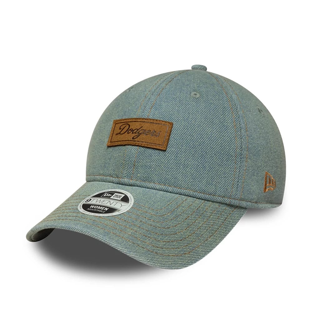LA Dodgers Womens MLB Denim Pastel Blue 9TWENTY Adjustable Cap-klyvox