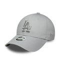 LA Dodgers Womens MLB Metallic Grey 9FORTY Adjustable Cap-klyvox