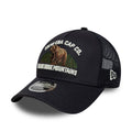 New Era Graphic Navy 9FORTY M-Crown A-Frame Trucker Adjustable Cap-klyvox