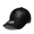 Yankees Womens MLB Diamante PU Black 9FORTY M-Crown Adjustable Cap-klyvox