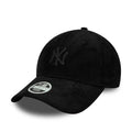 New York Yankees Womens MLB Cord Black 9FORTY Adjustable Cap-klyvox