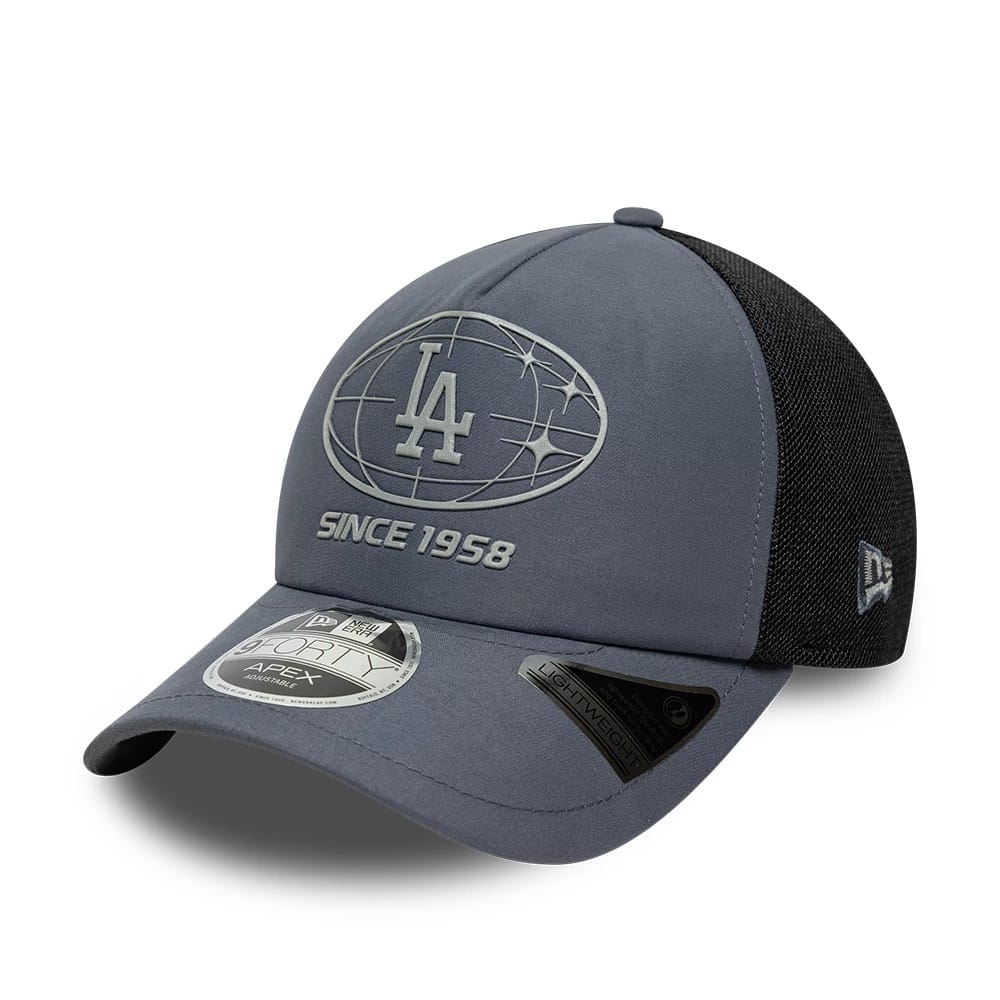 LA Dodgers MLB Graphic Grey 9FORTY Apex Adjustable Cap-klyvox