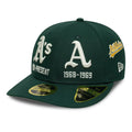 Athletics MLB Historic Dark Green Low Profile 59FIFTY Fitted Cap-klyvox