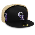 Colorado Rockies MLB World Series Black Dogear 59FIFTY Fitted Cap-klyvox