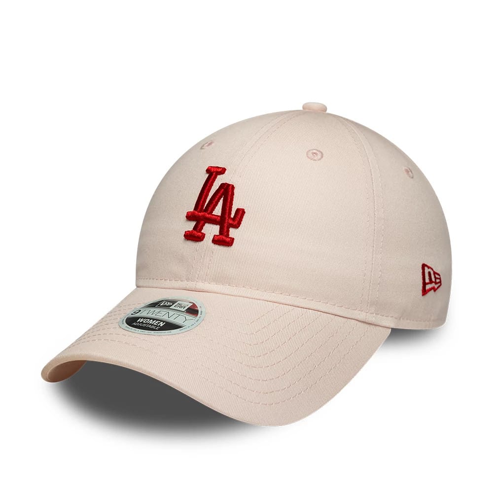 LA Dodgers Womens MLB League Essential Pastel Pink 9TWENTY Adjustable Cap-klyvox